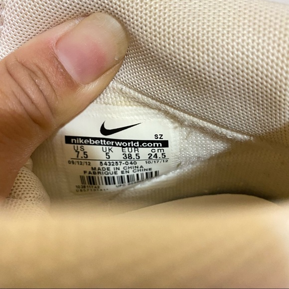 Nike Dunk Sky Hi Vintage Hidden Wedge Sneakers 7.5 EUC As is. See images - Picture 9 of 14